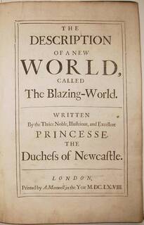 Cover of The Description of a New World, Called the Blazing-World
