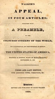 Cover of David Walker