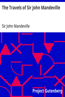 Cover of The Travels of Sir John Mandeville