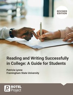 Cover of Reading and Writing Successfully in College